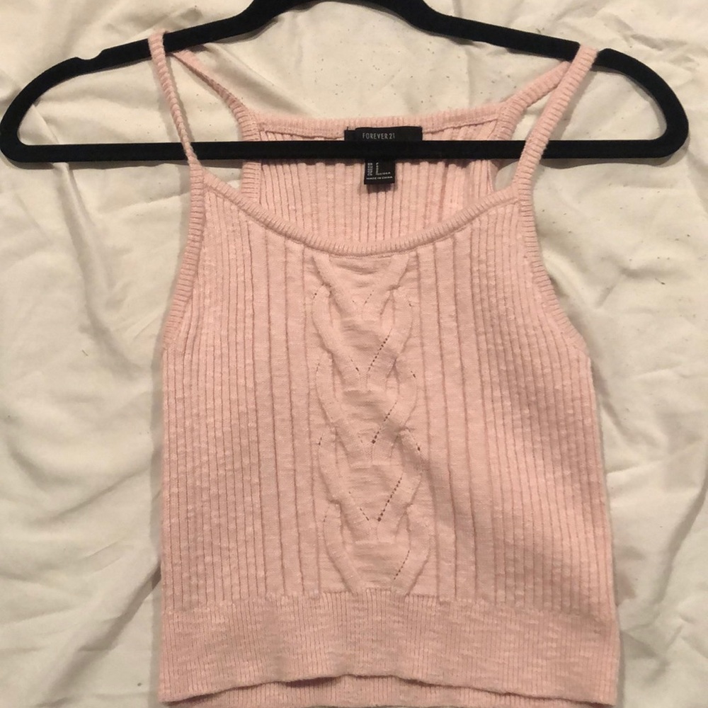 F21 Sweater Crop Top